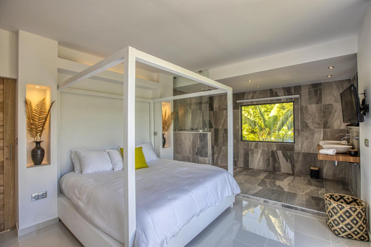 Location villa Saint Martin Terres Basses - Villa 2 chambres 4 personnes - piscine - jardin tropical - 2700m de la plage de Baie Rouge (31)